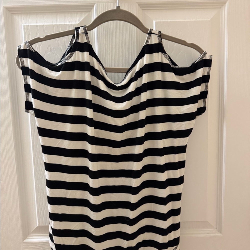 W by Worth Monochrome Striped Top